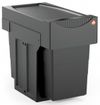 cumpără Coș de gunoi Hailo 3666851 Tandem 15/15 Black Edition în Chișinău 