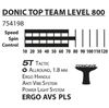 Paleta tenis de masa Donic Top Team 800 / 754198, 1.8 mm, Vari Slick-Rubber (3895) 