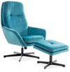cumpără Fotoliu Signal Ford Velvet (Turquoise) în Chișinău 