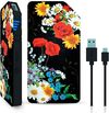 купить Аккумулятор внешний USB (Powerbank) i-Paint Black Flower 3000mAh в Кишинёве 