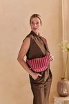 купить Сумка плечевая Pip Studio 51.273.418 Freya Half Moon Cross Body Bag Stripe Pink 34x10x16cm в Кишинёве 