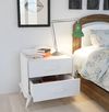 купить Тумбочка Trendy Andaz, Alb, 60x59x42cm в Кишинёве 