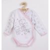 cumpără Lenjerie de pat pentru copii New Baby 36710 боди дл/рукав Bears pink 62 (3-6m) în Chișinău 