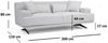 купить Диван Trendy Bentley bej 110x80x200cm (2 locuri) в Кишинёве 