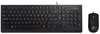 Комплект клавиатуры и мыши Lenovo 300 USB Combo, проводной, черный 