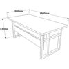 купить Офисный стол Trendy MN01-BA 180x73x90cm в Кишинёве 