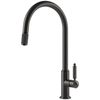 купить Смеситель кухонный Gessi 60622-707 Venti20 Black Metal Brushed PVD в Кишинёве 