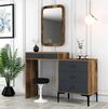 купить Туалетный столик Trendy Lizbon 543-Nuc, Antracit 124x84x40cm в Кишинёве 