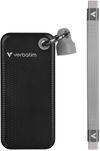 купить Накопители SSD внешние Verbatim M.2 External SSD 512GB Verbatim Pocket USB 3.2 Gen 2, Black/Grey (VER_32282) в Кишинёве 