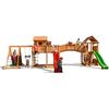 купить Детская площадка Fungoo Maxi Set SPIDER LAND (My_Space_XL Fortress Toybox Rainbow Spider+) teak painted в Кишинёве 