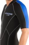 cumpără Accesoriu pentru înot Cressi-Sub LIDO SHORTY WETSUIT black/blue 2mm L/4 (LV455004) în Chișinău 