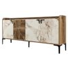 cumpără Casetieră Trendy Venedik, Nuc, Marmura Alba 180x78x35cm în Chișinău 