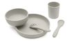 купить Посуда для кормления Kikka Boo 31302050002 Set de alimentatie din silicon Platinum Sand, 5 piese в Кишинёве 