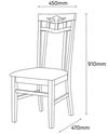 купить Стул Fabrik Home Elegance, Венге,Grey FG331100 в Кишинёве 