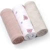 купить Аксессуар для пеленания BabyOno 0828/03 Paturi de infasat din muselina cu suprafata ondulata 3 buc. в Кишинёве 