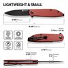 купить Нож походный Sencut S22019-3 Bocll II, G10 burgundy, liner lock в Кишинёве 