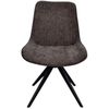 купить Стул Evelin di Costacurta YTC-055B SW, UF885-15 (Dark grey) в Кишинёве 