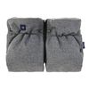 cumpără Accesorii pentru cărucior Zaffiro Муфта wool premium 38 x 26 cm Grey wool premium + melange grey în Chișinău 