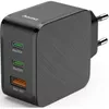 купить Зарядное устройство сетевое Hama 201961 Fast Charger, 2x USB-C PD, 1x USB-A QC, 65W, black в Кишинёве 