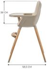 купить Стульчик для кормления KinderKraft KHFINI02BEG0000 Fini 2 Beige в Кишинёве 