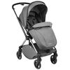 купить Детская коляска Kikka Boo Lanah Grey 2in1 (3800171204231) в Кишинёве 