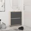 купить Полка для обуви Mobildor-Lux Leo Slim 100x16x86H cm Sonoma/Anthracite в Кишинёве 