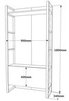 cumpără Mobilă pentru antreu Trendy ML13-A, 90x180x34cm (GTR001385) în Chișinău 