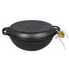 купить Казан Rishtan Ceramic Uzbec WOK 8L cu capac, fonta в Кишинёве 