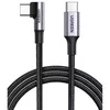 cumpără Cablu telefon mobil Ugreen 70645 Type-C 3.0 to 90° Type-C 3.0 3A 100W 2M US334, Black în Chișinău 