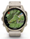 купить Смарт часы Garmin Fenix 8 – 43 mm, Sapphire, Soft Gold Stainless Steel with Fog Gray Leather Band, Fog Gray (010-02903-40) в Кишинёве 