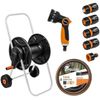 купить Шланг Bradas ECO-AG26020SET1 Металлическая тележка со шлангом 1/2'' длиной 20 м и аксессуарами BLACK LINE в Кишинёве 