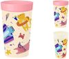 cumpără Pahar Бытпласт 47870 Стакан детский Пластишка 380ml, рисунок, бежевый/розовый în Chișinău 