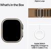 cumpără Ceas inteligent Apple Watch Ultra 4 GPS Cellular 49mm Natural Titanium Case with Desert Alpine Loop L MJAG4 în Chișinău 