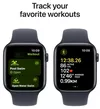 cumpără Ceas inteligent Apple Watch SE 2024 GPS 44mm Midnight Aluminium Case with Midnight Sport Band - S/M MXEJ3 în Chișinău 