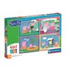 купить Пазл Clementoni Puzzle 4in 1 Peppa Pig 2026 (21751) в Кишинёве 