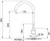 купить Смеситель кухонный Franke 115.0622.946 Pola 1.0 Alb в Кишинёве 