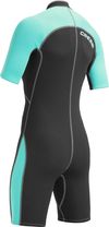 cumpără Accesoriu pentru înot Cressi-Sub LIDO LADY SHORTY WETSUIT black/aquamarine 2mm M/3 (LV457003) în Chișinău 