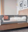 купить Бортик для кроватки Lionelo Eva Black Onyx, 150x42cm (protectie pliabilă pentru pat) в Кишинёве 