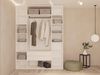 купить Шкаф Bayro Modena 1800x2400x530 белый (604784) в Кишинёве 
