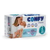 Scutece pentru copii Confy Premium  ECO Nr.2 MINI  (3-6 kg),  40 buc.