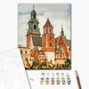 купить Картина по номерам BrushMe BS53431 40*50 cm (în cutie) Castelul Wawel din Cracovia в Кишинёве 
