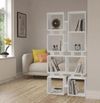 купить Офисный стеллаж Trendy Sina nr.1, Alb, 79x166x24cm (GTR000401) в Кишинёве 