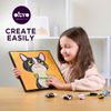 cumpără Set de creație Okto 20036 Pictură pe numere 3D cu plastilină ușoară 29x29сm, Pisica în Chișinău 