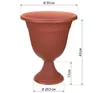 купить Цветочный горшок Idea М3203 Ливия D350mm 12,5l в Кишинёве 