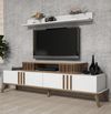cumpără Comodă TV Trendy Eylul, Alb 168x51x39cm în Chișinău 