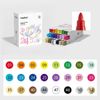 купить Набор для творчества Mideer MD1257 Set de markere acrilice cu vârf rotund, 24 culori в Кишинёве 