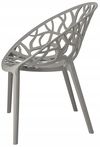 купить Стул Jumi CM-102262 Scaun terasa ALBERO din plastic, Gri в Кишинёве 