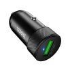 Hoco Z32 QC3.0 car charger [Black} автомобильное зарядное устройство single port