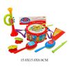 Set instrumente muzicale (fluier, tob,maracase, castaniete,  trompeta) 441/890 (5710) 