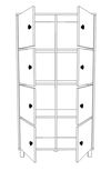 купить Шкаф Trendy MN06-BA 96x179x40cm, multifunctionala (GTR006705) в Кишинёве 